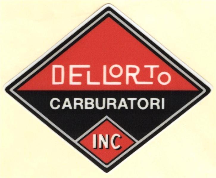 Dellorto Carburatori sticker #6, Motoren, Accessoires | Stickers, Verzenden
