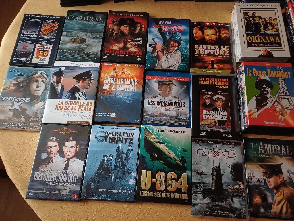 69 films de guerre WWII WWI ..., CD & DVD, DVD | Action, Enlèvement ou Envoi, Comme neuf, Guerre