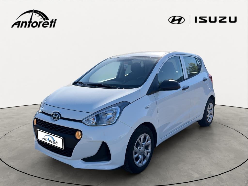 Hyundai i10 1.0i Fun, Auto's, Voorwielaandrijving, Stof, https://public.car-pass.be/vhr/d634d125-07e2-4b5d-a2db-72fb5aa9fcb0, Wit