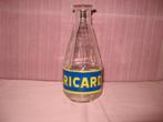 Carafe ronde en verre Ricard vieux bleu-jaune, Enlèvement ou Envoi, Utilisé, Ustensile