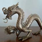 Oude metalen Oosterse draak., Ophalen of Verzenden