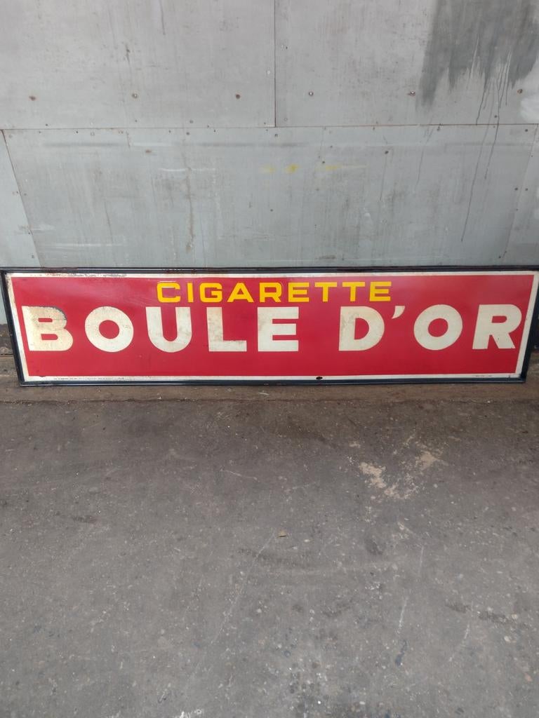 Emaille bord Boule D'OR, Ophalen of Verzenden