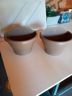 Twee bloempotten, Enlèvement, Comme neuf, Synthétique, Balcon