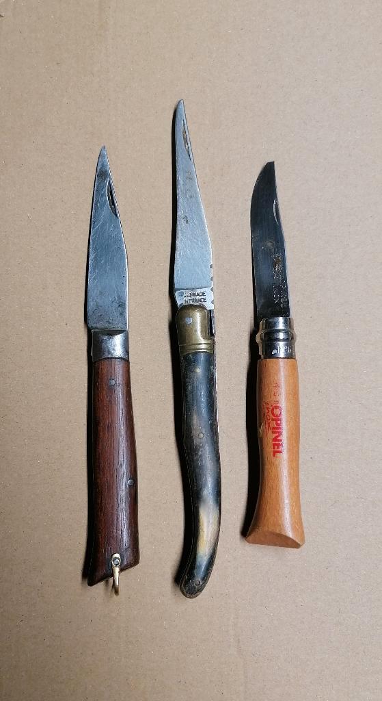 Laguiole opinel alpin, Maison & Meubles, Cuisine | Couverts, Utilisé, Couverts en vrac, Envoi
