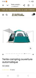 Tente automatique hexagonal 4pl neuve garantie, Caravanes & Camping, Tentes, Enlèvement