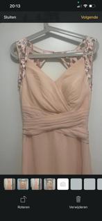 Mooi avondjurk S, Kleding | Dames, Gelegenheidskleding, Ophalen, Zo goed als nieuw, Maat 36 (S), Roze