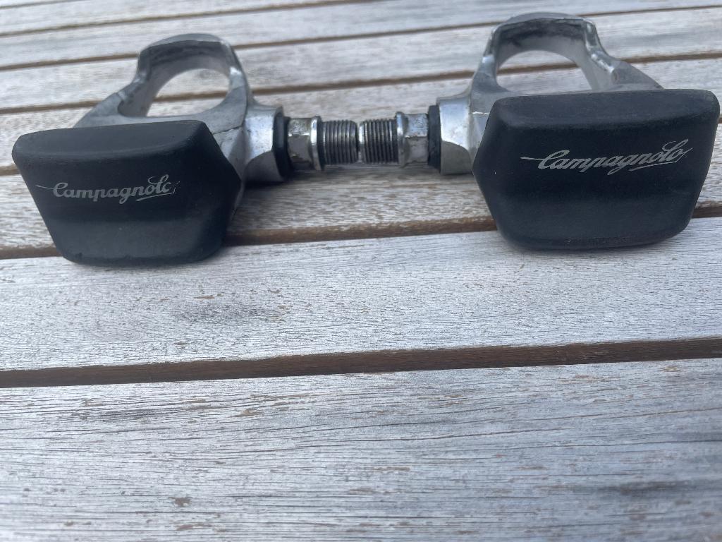 Retro klikpedalen campagnolo, Crankstel of Pedalen, Gebruikt, Overage merken, Ophalen of Verzenden