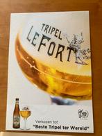 Kartonnen bordje LeFort tripel 28x40cm., Ophalen