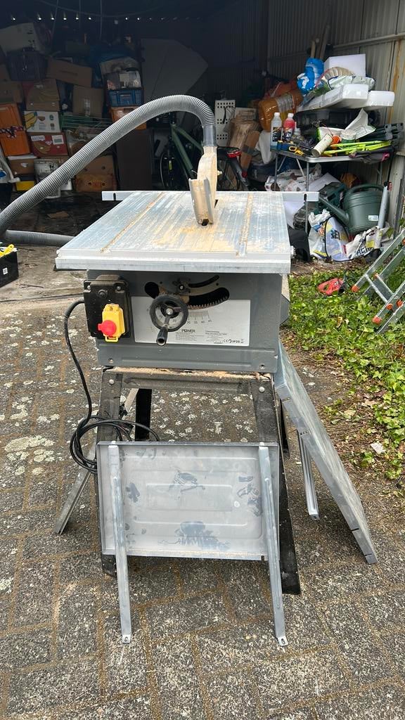 Tafelzaag mxpower, Doe-het-zelf en Bouw, Ophalen, Cirkelzaag, Zo goed als nieuw, 30 tot 70 mm