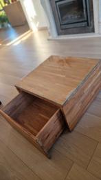 Klein salontafel, Huis en Inrichting, Ophalen, 50 tot 100 cm, Vierkant, Zo goed als nieuw