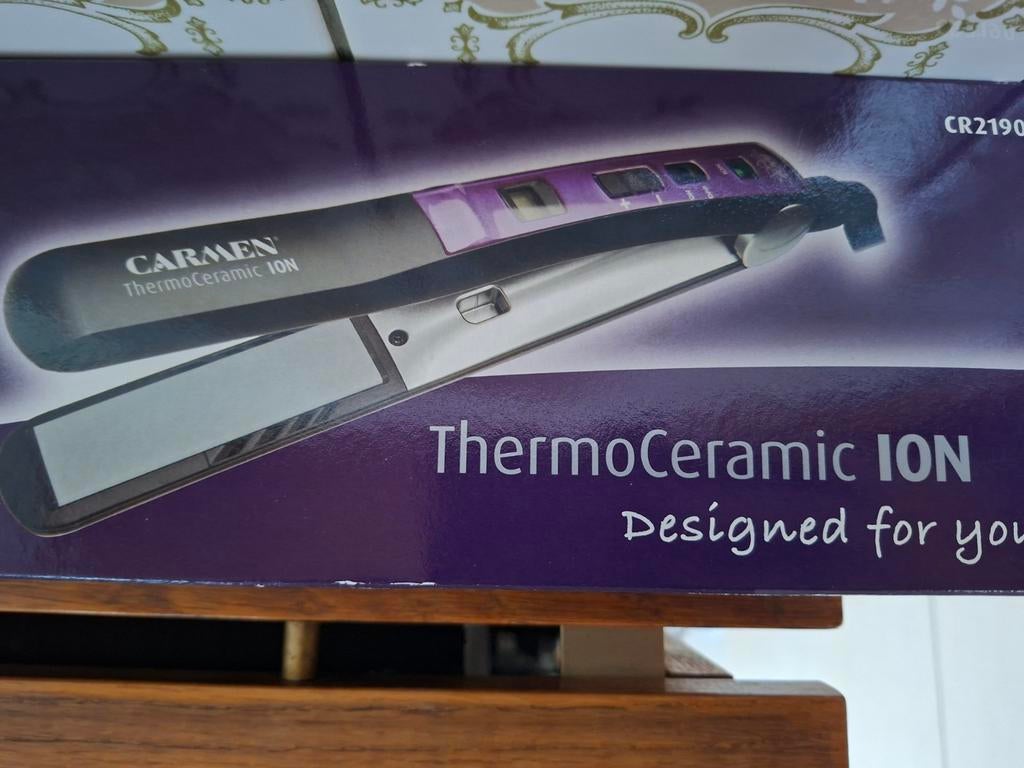 Lisseur cheveux. Carmen CR2190, Bijoux, Sacs & Beauté, Beauté | Soins des cheveux, Enlèvement, Utilisé, Fer à friser ou Lisseur