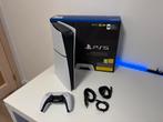 PS5 Slim Digital + 1 manette + boîtier, Consoles de jeu & Jeux vidéo, Enlèvement, Comme neuf, Playstation 5 Digital