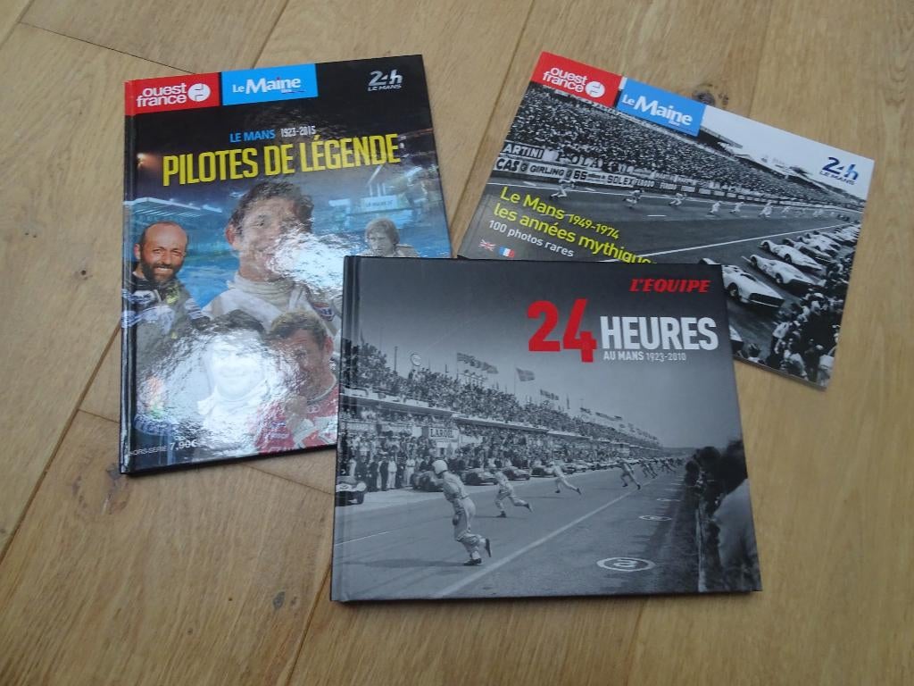 Rare lot de 3 livres sur les 24h du Mans, Livres, Autos | Livres, Comme neuf, Général, Enlèvement ou Envoi