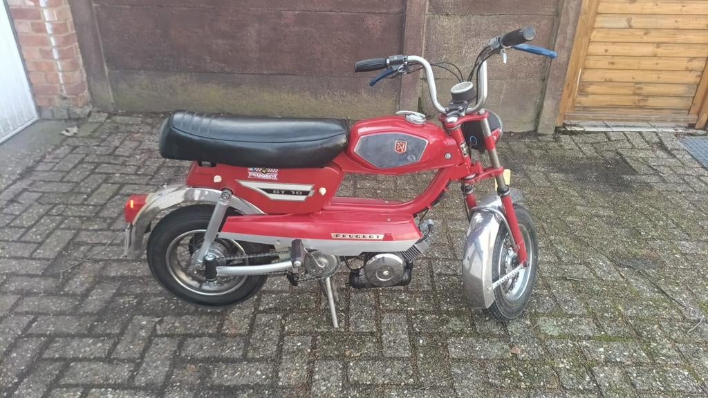 Peugeot gt10 met papieren, Ophalen