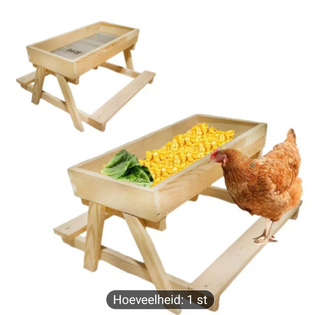 NIEUW picknick tafel voor kippen, Enlèvement, Neuf, Abreuvement et Alimentation