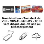 Numérisation-Copie de cassettes vidéo VHS - Hi8 - Mini DV, CD & DVD, Tous les âges, Enlèvement, Utilisé, Autres genres