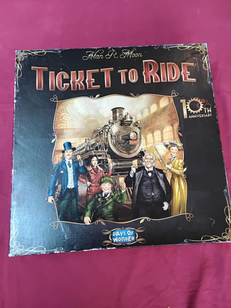 Ticket to Ride 10th anniversary edition, Ophalen, Gebruikt