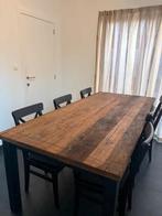 Eettafel, Huis en Inrichting, 100 tot 150 cm, 200 cm of meer, Zo goed als nieuw, Vijf personen of meer