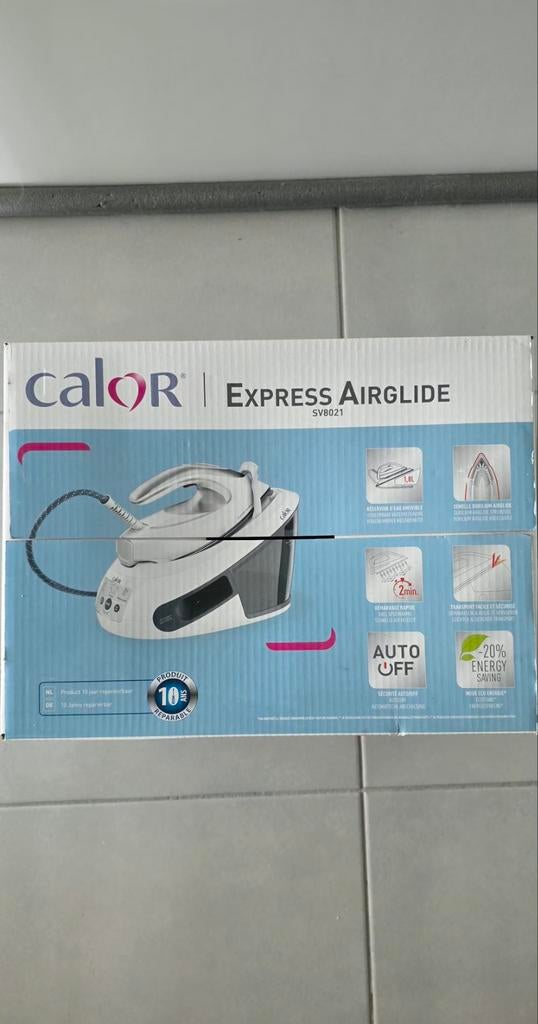 Calor Express Airglide ongeopend in doos, Elektronische apparatuur, Stoomapparaten, Nieuw, Ophalen