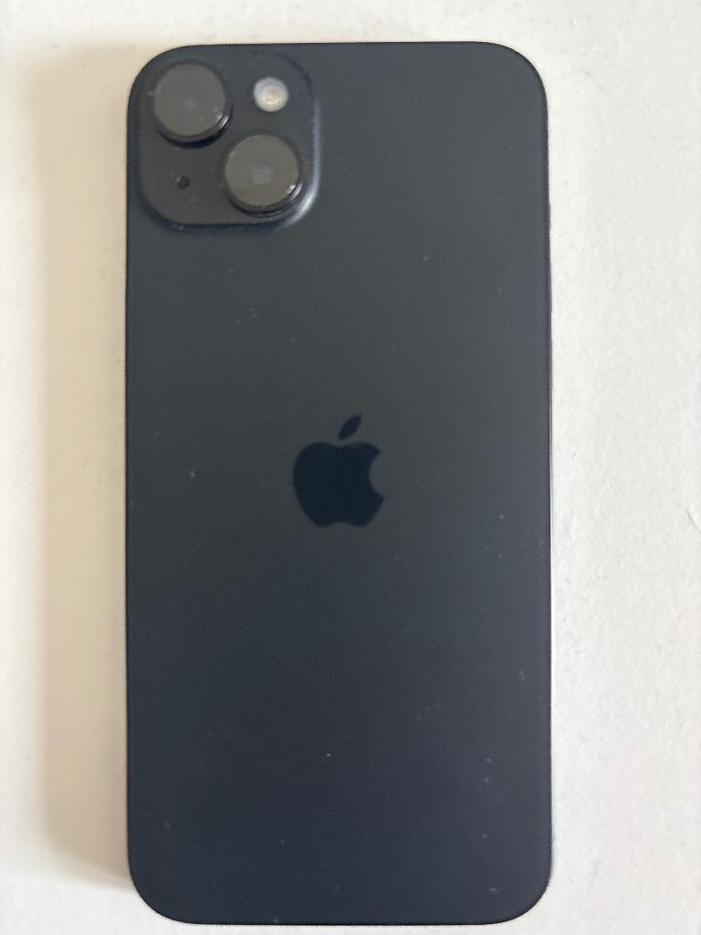 iPhone 15 plus, Telecommunicatie, Mobiele telefoons | Apple iPhone, Ophalen, 128 GB, Zwart, Zo goed als nieuw