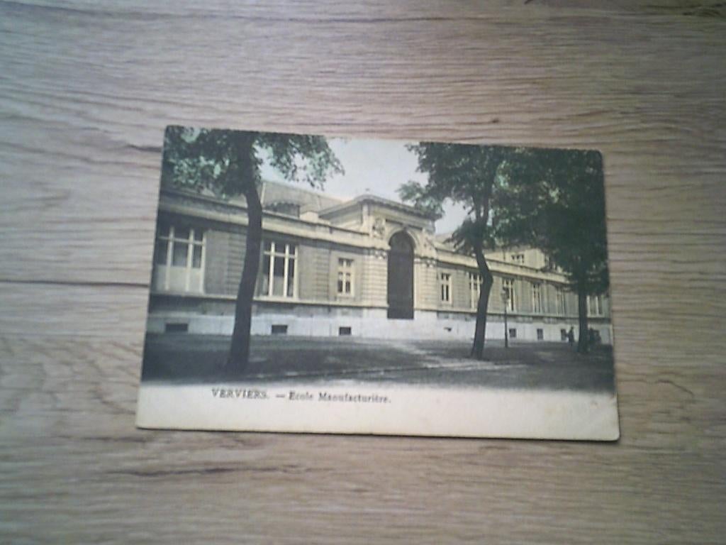 VERVIERS: Ecole Manufacturière, Collections, Cartes postales | Belgique, Enlèvement ou Envoi, Avant 1920, Affranchie, Liège