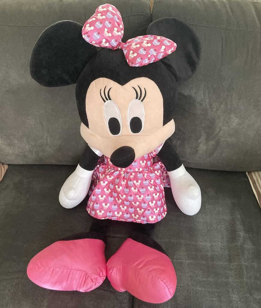 Maxi peluche Minnie (80 cm), Collections, Enlèvement, Autres personnages, Comme neuf, Peluche