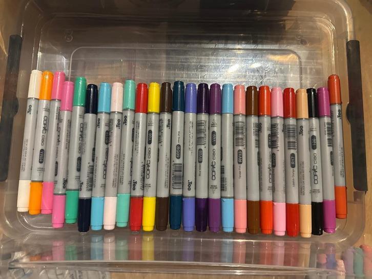Copic Ciao markers, Hobby en Vrije tijd, Tekenen, Zo goed als nieuw, Potlood of Stift, Ophalen of Verzenden