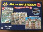 Puzzel Jumbo 3 x 1000 Jan Van Haasteren, Ophalen of Verzenden, Meer dan 1500 stukjes, Gebruikt, Legpuzzel