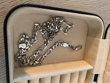 925 zilvere ketting italy 50-55cm beschikbaar voor biedingen