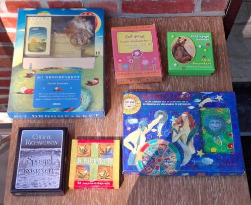 Pakket Esoterie en Spiritualiteit, Boeken, Esoterie en Spiritualiteit, Zo goed als nieuw, Instructieboek, Tarot of Kaarten leggen