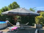 Parasol 600 cm, Tuin en Terras, Parasols, Ophalen, Gebruikt, Meer dan 4 meter