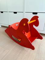 Houten hobbelpaard Moover rood, Enlèvement, Comme neuf