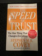 The speed of trust, Livres, Économie, Management & Marketing, Comme neuf, Enlèvement ou Envoi
