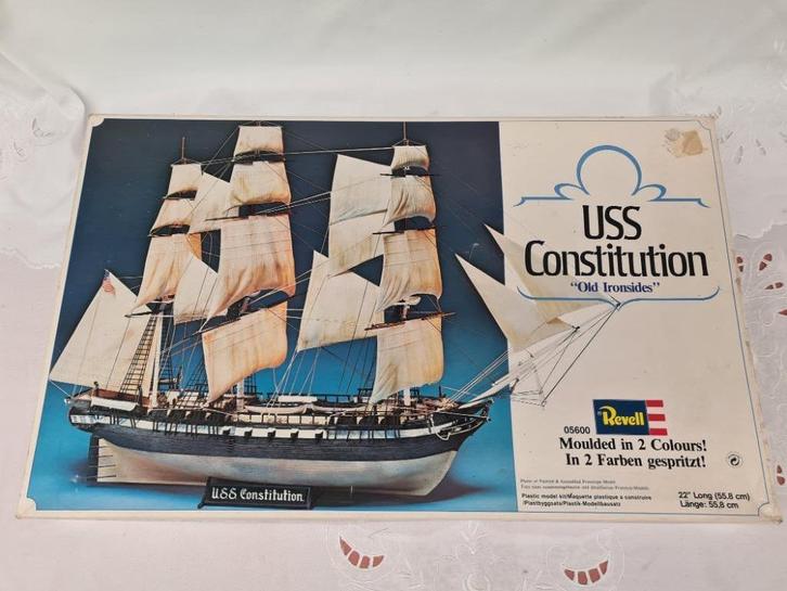 Modelbouwdoos USS Constitution, Hobby en Vrije tijd, Modelbouw | Boten en Schepen, Nieuw, 1:50 tot 1:200, Revell, Ophalen