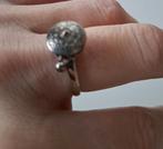 Tibetaanse Lotusring, Gebedsmolen, Geluksring, verstelbaar, Enlèvement, Argent, Argent