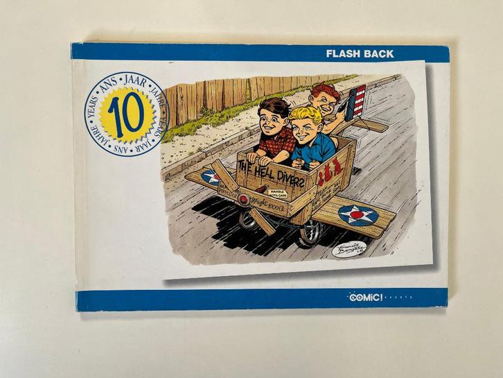 Will, Franquin, Bergèse, Sleen, Paape, etc - 10 j Flash Back, Boeken, Stripverhalen, Verzenden