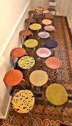 Tabourets vintage fabrication Hollandaise tubulaire année50, Antiek en Kunst, Ophalen