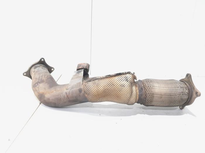 Tube échappement avant d'un Audi A6, Autos : Pièces & Accessoires, Systèmes d'échappement, Audi, Utilisé, 3 mois de garantie, Enlèvement ou Envoi