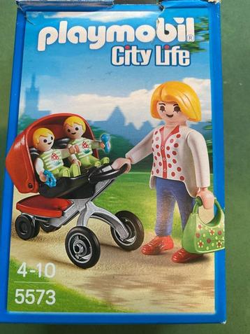 Playmobil City Life Set 5573 Mama met tweeling in koets beschikbaar voor biedingen