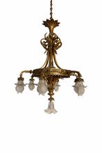 luchter, Antiek en Kunst, Ophalen, Brons