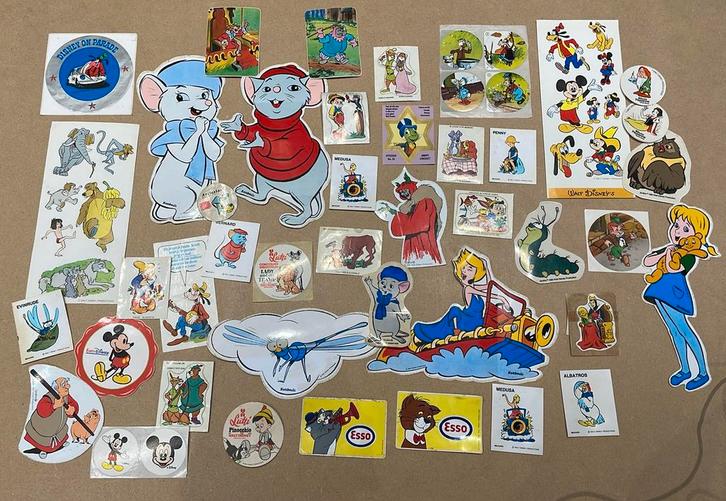 Lot hele oude Disney stickers, Hobby en Vrije tijd, Stickers en Plaatjes, Gebruikt, Ophalen of Verzenden