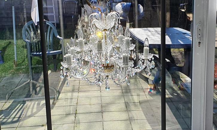 Kristallen en antieke luster, Antiek en Kunst, Antiek | Glaswerk en Kristal, Ophalen