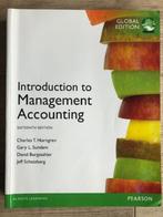 Book Introduction to management accounting, Ophalen of Verzenden, Zo goed als nieuw