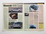 Artikel Maserati 4200 Coupe, Boeken, Auto's | Folders en Tijdschriften, Ophalen of Verzenden, Zo goed als nieuw, Overige merken