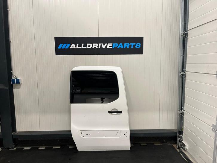 Citroen Berlingo Schuifdeur rechts wit met ruit 9006L9, Auto-onderdelen, Carrosserie, Deur, Gebruikt, Ophalen of Verzenden