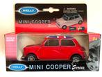 Mini Cooper rood met Union Jack dak Welly., Ophalen, Zo goed als nieuw, Auto