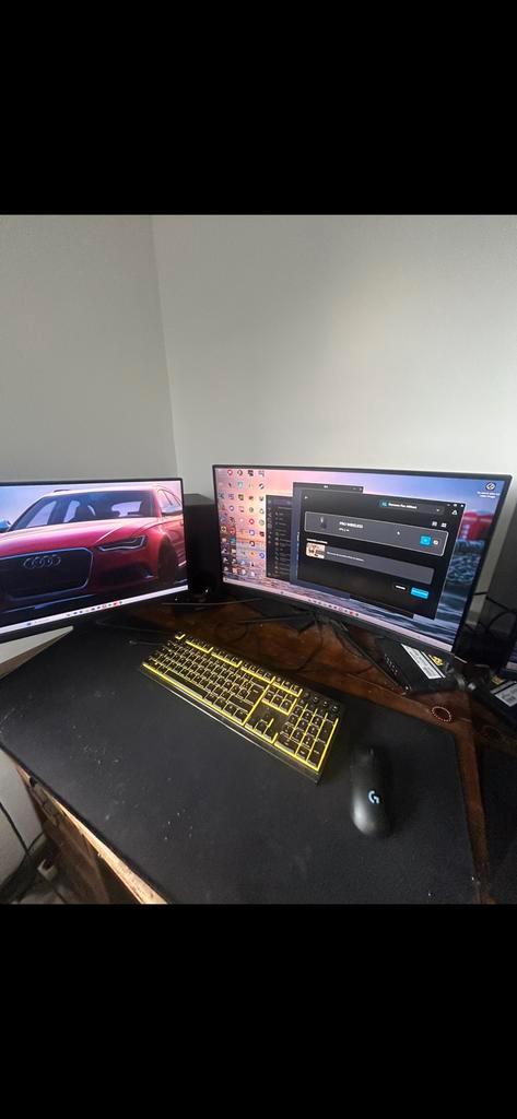 Setup Gamer Ryzen 7 / RTX 3060 / 2 Écrans, Computers en Software, Desktop Pc's, Zo goed als nieuw, HDD, Gaming, Ophalen