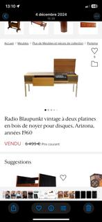 Radio Blaupunnkt vintage de 1960 plus tourne disque, Muziek en Instrumenten, Overige Muziek en Instrumenten, Ophalen, Gebruikt