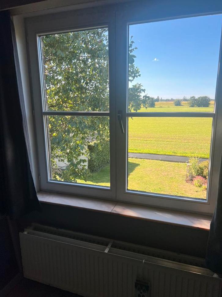 Partij ramen met dubbel glas - 5 identieke stuks, Doe-het-zelf en Bouw, Glas en Ramen, Gebruikt, Gevelraam of Ruit, 120 tot 160 cm