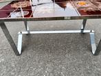Table vintage avec table en céramique/structure chromée., Enlèvement, Maison et Meubles